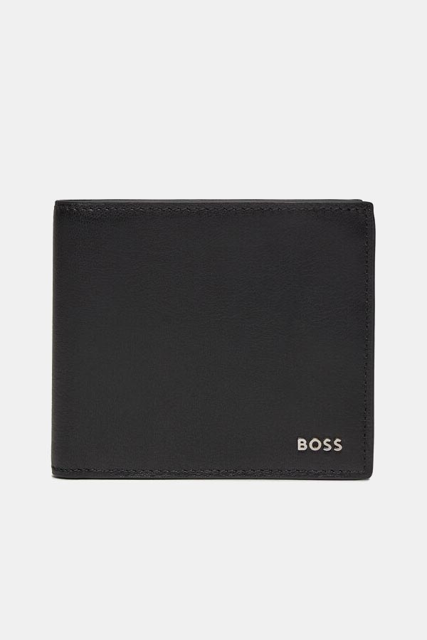 ΣΕΤ ΠΟΡΤΟΦΟΛΙ ΚΑΙ ΜΠΡΕΛΟΚ BOSS - 001 ΜΑΥΡΟ